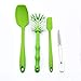Produktbild coolina SUPER4 Bürsten-Spatel-Set 4-TLG, f. Thermomix TM31/TM5/TM6 + Monsieur Cuisine Connect, Limette