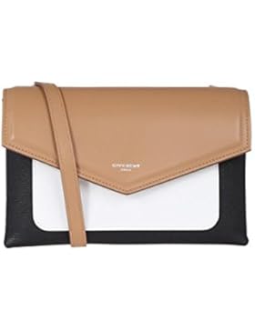 Givenchy Damen BB05462784255 Beige/Schwarz Leder Schultertasche