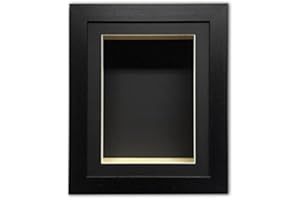 KWIK PICTURE FRAMING LTD 3D 3” INCH DEEP BOX PICTURE FRAME DISPLAY MEMORY BOX FOR MEDALS, OBJECTS, MEMORABILIA AND CASTS