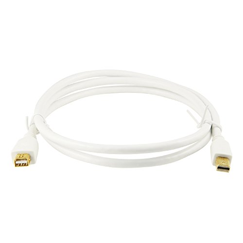 Cablesson 1 Meter / 1 m Mini Displayport Verlängerungskabel – Stecker auf Buchse Thunderbolt Anschluss (für Apple Mac, Apple LED Cinema Display, etc) 1080p - 5