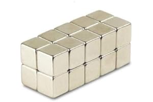 Magnetastico | Lot de 25 aimants néodymes N52 cubique 5x5x5 mm | Magnet pour réfrigérateur Magnet pour Tableau magnétique Aimant Cube Aimant Permanent pour Tableau interactif Aimant Puissant neodyme