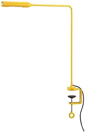 FLO LED Desk Lamp With Table Clamp single item - yellow/matt/h:43cm