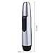 Mens Womens Electric Nose Ear Hair Removal Trimmer Groomer Shaver Clipper Cleaner Tool Silver Black