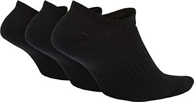 Nike Everyday Chaussettes Homme, Blanc/Noir, FR : L (Taille Fabricant : L) - Paquet de 3