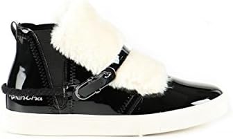 MANILA GRACE Scarpa 17j j10462 mg999 Sneaker Alta Eco Pelo Nera Con Strap FW 17/18 37