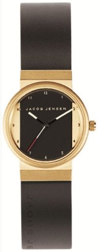 Jacob Jensen Damen-Armbanduhr New Series 744 Analog kautschuk schwarz 744