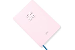 •Casterli - Agenda Anual 2024 Basic Edition, Día página - Básica pastel. (Rosa Palo) con tapa forrada y acolchada, las letras 2024 stamping en dorado. Con Tamaño A5 16 x 22 cm