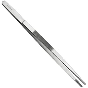 Namiba Terra 0735 Futterpinzette Edelstahl, 20 cm gerade