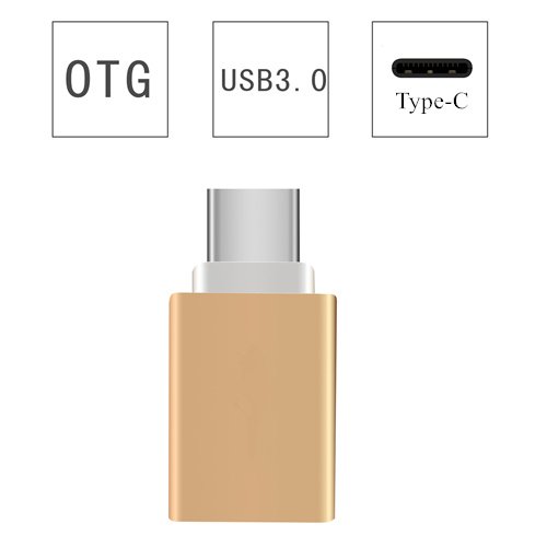 USB-C Adapter, Aigital 2-Pack High-Speed USB-C 3.1 auf USB-A 3.0 Adapter für USB Type-C-Geräte, einschließlich MacBook, Nexus 5X,Nokia N1 Tablet und mehr - 2