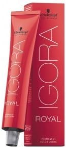 Schwarzkopf Igora Royal 8-11 - Light Blonde Cendre Plus Hair Colour / Tint 60ml Tube by Ignora Royal