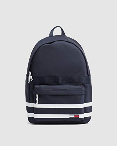 Preisvergleich Produktbild Tommy Hilfiger Jeans Varsity Stripe Schwarz Iris Backpack