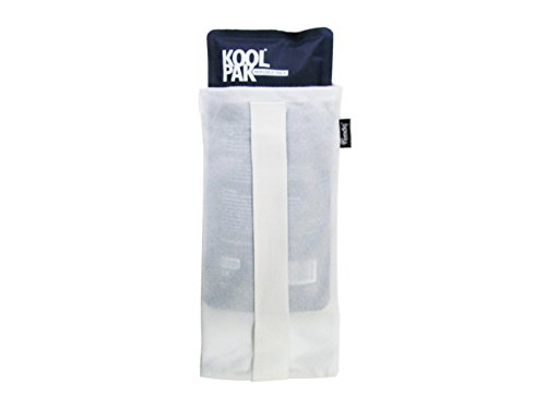 Koolpak Hot Cold Pack with Compression Sleeve - Reusable Gel Ice Heat Pad - Compress Velcro Strap - Joint Pain Relief - Knee Elbow Ankle