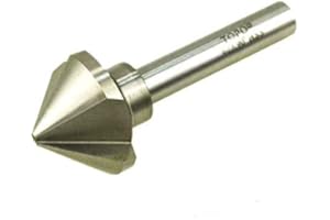 KATSU TOOLS Countersink Drill Bit, KATSU HSS 6542 Countersink Drill Bit 90 Degrees 30mm 3 Flute Chamfer Cutter Drill Bit for Wood Steel Metal Machine Tools, Positioning Drill Mill Cutter 12740617
