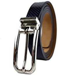 Zerimar Cinturones de piel cuero Mujer de alta calidad multiples colores y tamaños, azul marino 19, 110