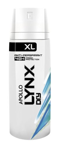 Lynx Dry Apollo Aerosol AntiPerspirant Deodorant 200ml Pack of 3