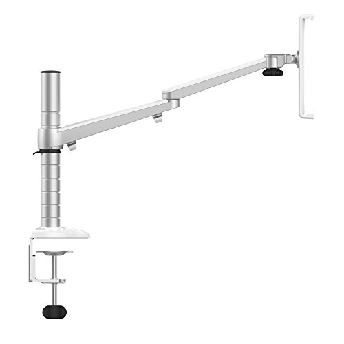 OPUS 2 344322 Arm für 25,4-38,1 cm (10-15 Zoll) Laptop/22,86-25,4 cm (9-10 Zoll) Tablet matt aluminium/ weiß - 2