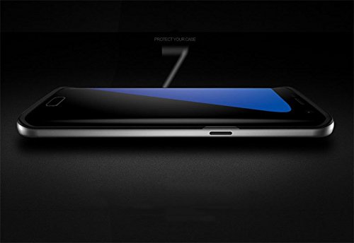 iMounTop Samsung Galaxy S7 Edge Hülle Case Tasche Zubehör Gehäuse Rahmen Fall Etui Soft TPU + PC Anti-stoß Schutzhülle Tasche Schale für Samsung Galaxy S7 EDGE Smartphone (5,5 Zoll (13,9 cm), Grey) - 5