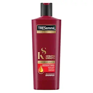 Tresemme Keratin Smooth Shampoo, With Keratin And Argan Oil For Straighter, Smoother And Shinier Hair, 185 ml