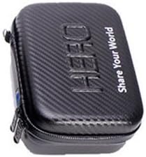 YIYO POV Water Resistant Carbon Fiber Armoured Protective Shell Full Set Travel Storage Case with Shock Absorbing EVA Foam for Hero 3, Hero 3+, Hero 3 Plus, Hero 4 Camera - Small Size