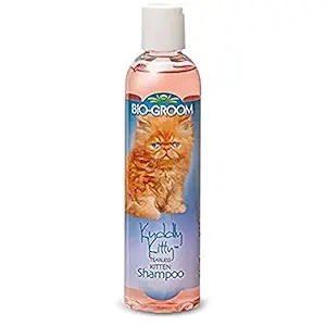 Bio-Groom Kuddly Kitty Tearless Kitten Shampoo for Cats, Replenish Cat Moisture and Maintain Coat Healthy, Silky, Shiny, Nourishes Skin and Keep Them Smelling Fresh, 236ml