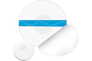 LIANGMAI 55 Stück Freestyle Libre 3 Pflaster, Libre Patch Sport-Pflaster für Freestyle Libre 3 Sensor, transparent ohne Kleber in der Mitte, selbstklebend Wasserfest & Hautfreundlich - 14 Tage Klebekraft