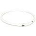 Produktbild Hunde Leuchthalsband Silikon LED mit USB Nachladung 'Dogini weiß'