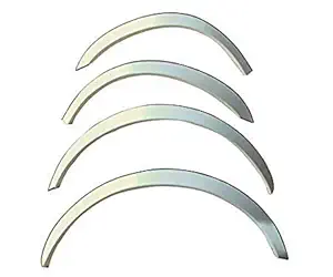 Automaze Stainless Steel Wheel Arch Chrome Fender Lining Trim Moulding For Toyota Innova 2012-2013 First Gen