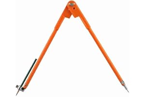 Professionell Stor Kompass med Pennhållare för Geometrisk Ritning och Konstnärlig Ritning - Ideal Ritverktyg för Att Rita Exa