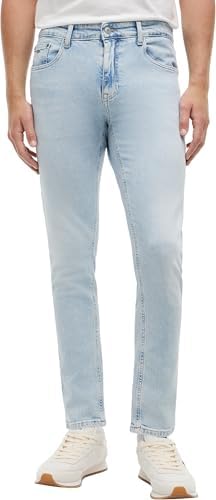 Tommy Jeans Uomo Austin Slim Tprd Cj1214 DM0DM23354 affusolato, Denim (Denim Light), 34W/30L