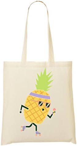 Roller Pineapple Shopping Tote Bag