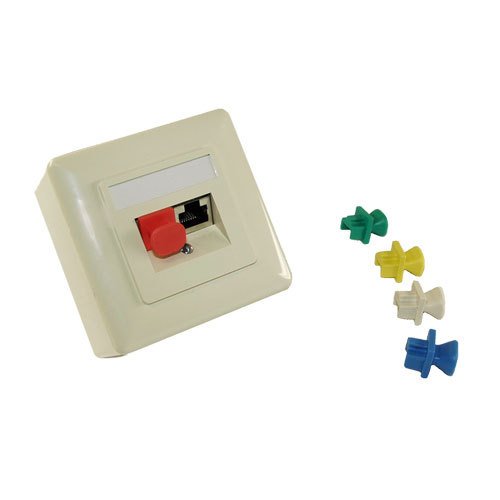 Staubschutz für RJ-45 Buchse – Schwarz – 30 Stück - 3