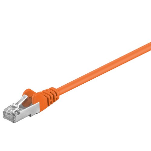 Goobay CAT5e SFTP Netzwerkkabel (2x RJ45, 10m) orange