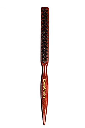 Dianyi Magic Volumer Bürste, Haarbürste Toupierbürste mit Wildschweinborsten Gerade - 4