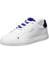Trussardi Jeans Sneakers Lapin Fur Tongue, Zapatillas de Gimnasia para Mujer