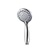 Produktbild JullyeleDEgant Silberne Farbe Chrom Duschkopf Mit 3 Modus Funktion Spray Anti Kalk Universal Handheld Home Bad Wasserspar Zubehör