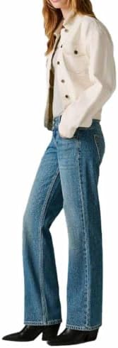 Pepe Jeans Straight Jeans LW Venus, Blu (Denim-4vb), 29 W/32 L Donna