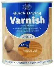 Wilko Quick Drying Varnish Interior Satin Medium Oak 250ml Amazon Co Uk Diy Tools