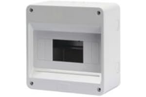 GEWISS DI FAZIO SRL Gewiss Centralino Protetto Senza Porta Pareti con centrini di foratura predisposto per alloggiamento morsettiere IP40 (GW40026-8 Moduli)