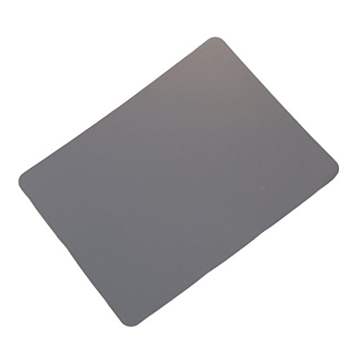 SODIAL R  8 5 pulgada x 6 9 pulgada Estera Almohadilla de raton de escritorio gris cuadrado liso de silicona suave