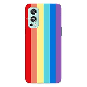 MOBILOVE Pure Liquid Soft Matte Silicone Case with Camera and Screen Protection for | OnePlus Nord 2 5G (Multicolour)