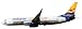 Produktbild Herpa 611053 Fahrzeug SunExpress Boeing 737-800 EL Gouna Shuttle