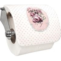 Portarrollos de papel higiénico para pared, mil flores