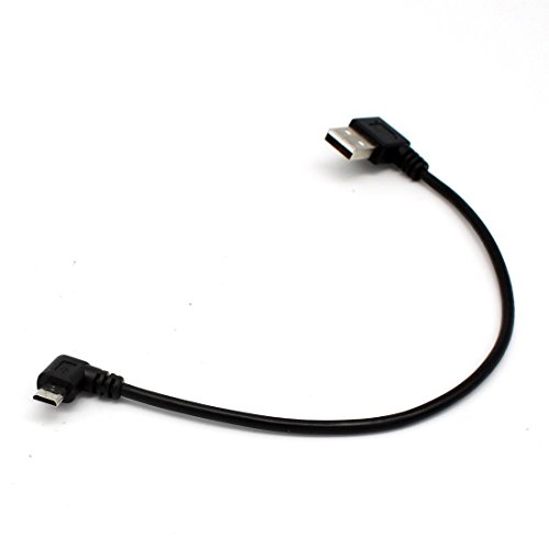 OFU® USB 2.0 Kabel 90°High Speed A-Stecker auf Micro-B-Winkelstecker Ladenkabel Vergoldet Rechts Winkel Datenkabel für Huawei Mate 8/For ZTE Blade L110/ZTE Axon 7/For Huawei Nexus 6P/For Huawei Mate S Nexus 6P/For Huawei Mate S II/Mate9,For ZTE Blade S6,For HTC One M10,For Coolpad,For lenovo zuk z2,For Meizu Pro6,Micro USB android mobile phones-(schwarz,1M) - 5