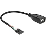 DELOCK Kabel USB Pinheader Buchse > USB-A 1 x Buchse 20 cm