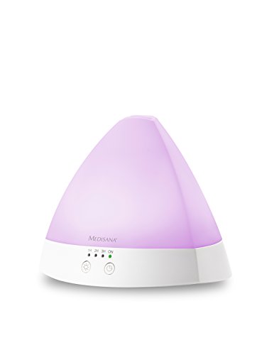 Medisana AD 630 Aroma Diffusor für Duftöle mit LED Wellness Licht in 6 Farben, Timer, Ultraschall-Technologie, 80ml - 4