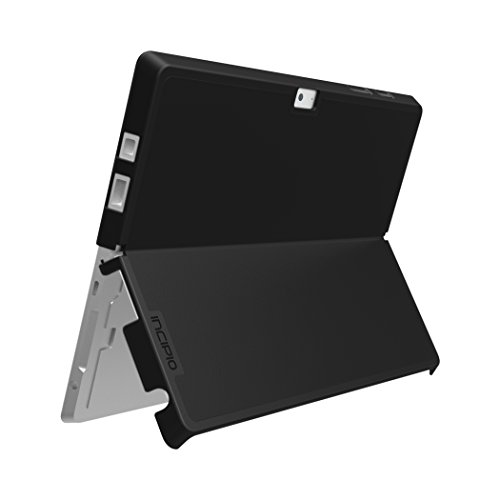 Incipio Feather [Advance] Extrem Dünne Folio Schutzhülle mit Kickstand Kompatibel mit Microsoft Surface 3 - Schwarz