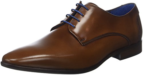 AZZARO VALMI, Derbys Hommes, Marron (Cognac 47), 39 EU