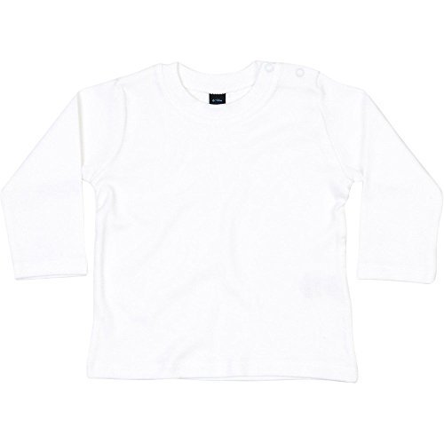 Babybugz Childrens Baby Long Sleeve T Shirt White
