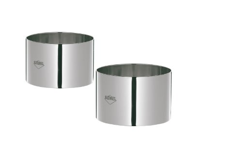 Küchenprofi 0905052804 Dessert- und Vorspeisenringe Grande 4-er Set