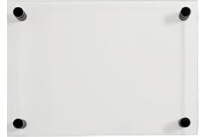 EH Design Placa para puerta o pared de acrílico, cubierta transparente transparente, cartel de oficina para escribir, cartel informativo para montaje en pared, incluye material de fijación (160 x 230